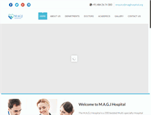 Tablet Screenshot of magjhospital.org